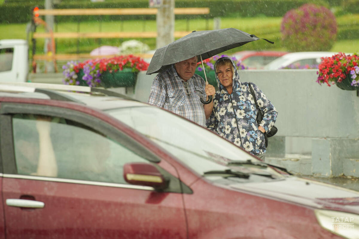 В Татарстане 4 сентября ожидаются дожди и грозы