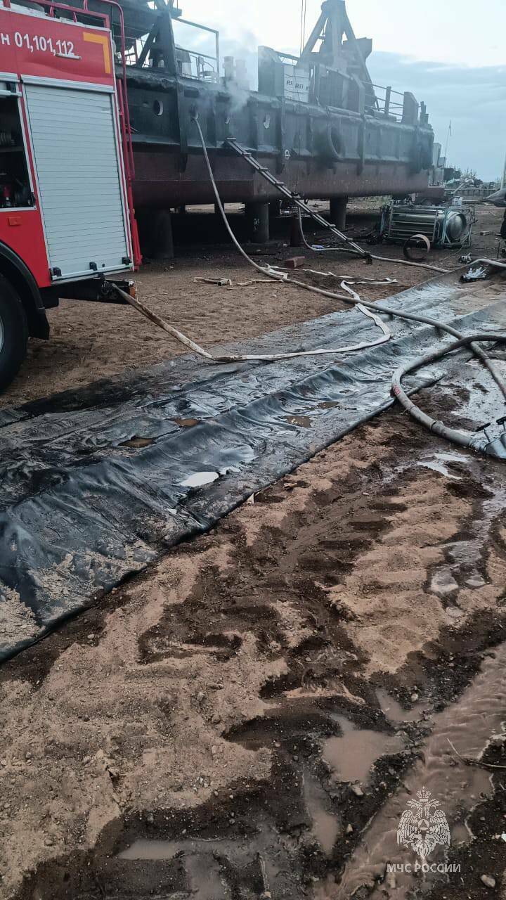 Нарушение правил сварки привело к пожару на судне в Челнах