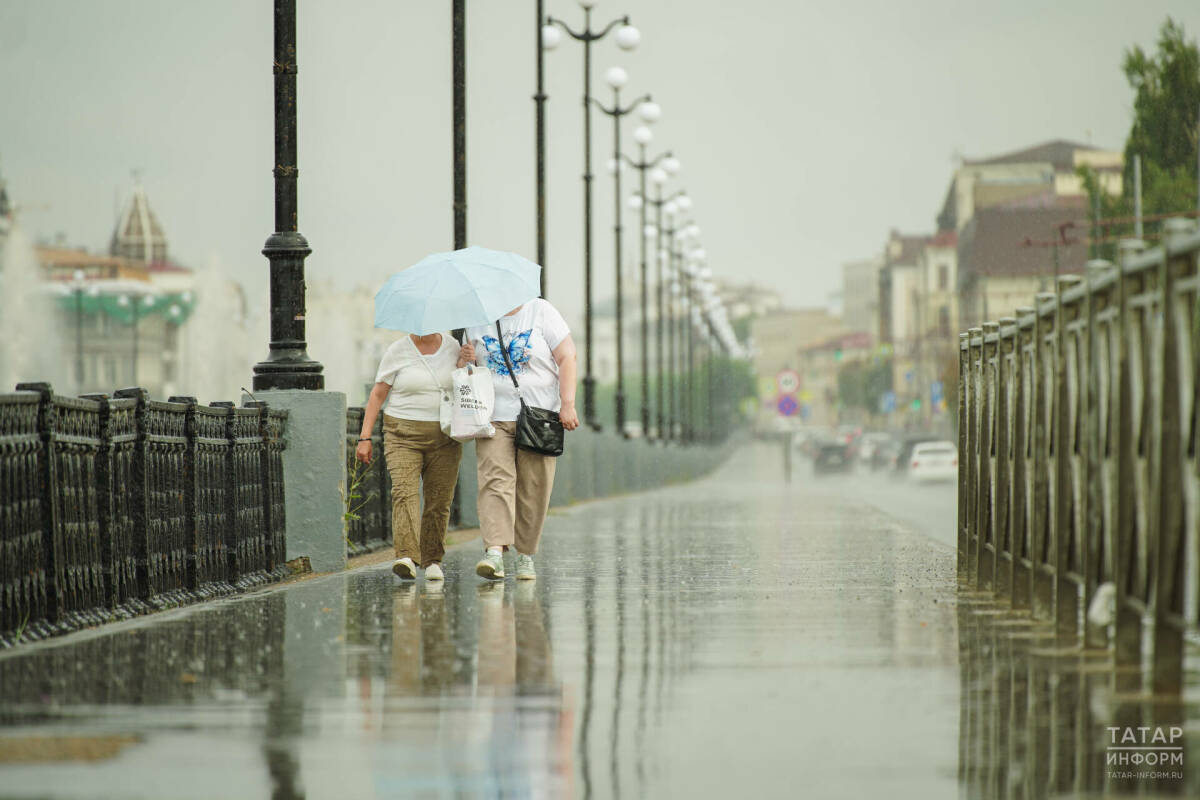 Дожди, грозы и до +23 градусов ожидаются в Татарстане 5 сентября