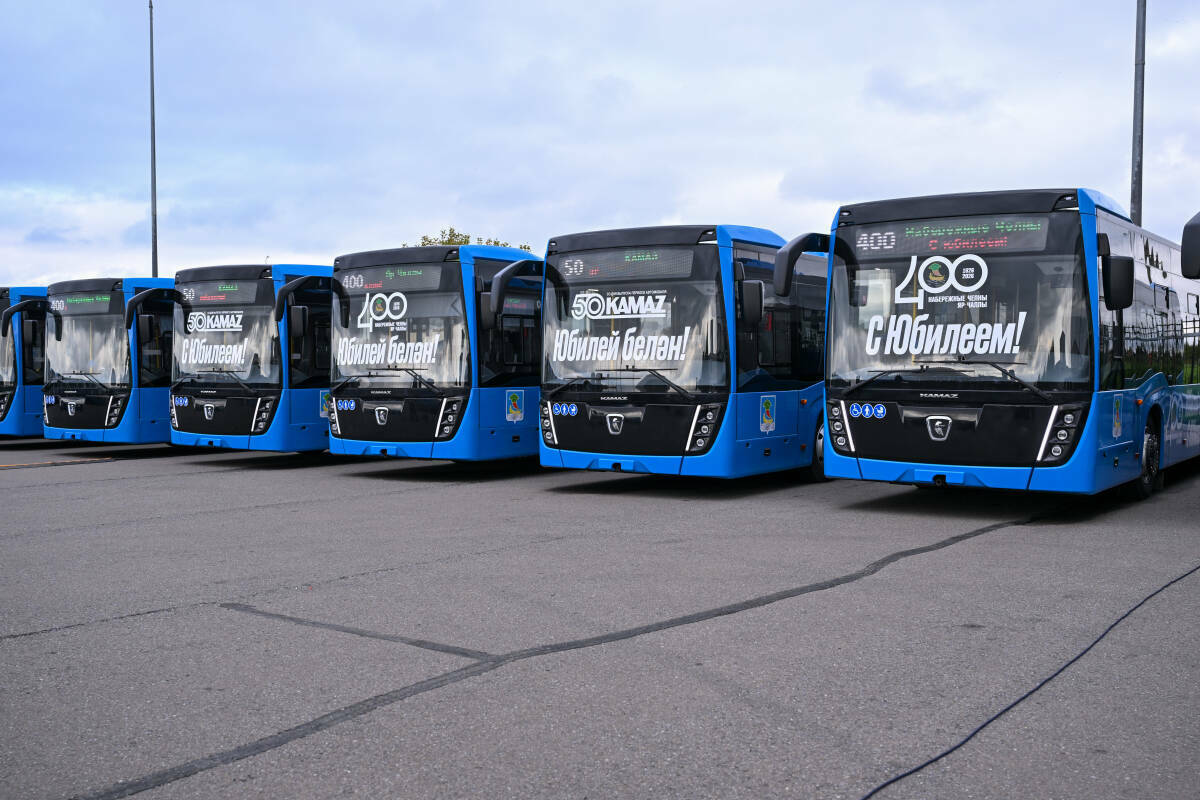 Поставка еще 30 больших автобусов ожидается в Челнах в октябре