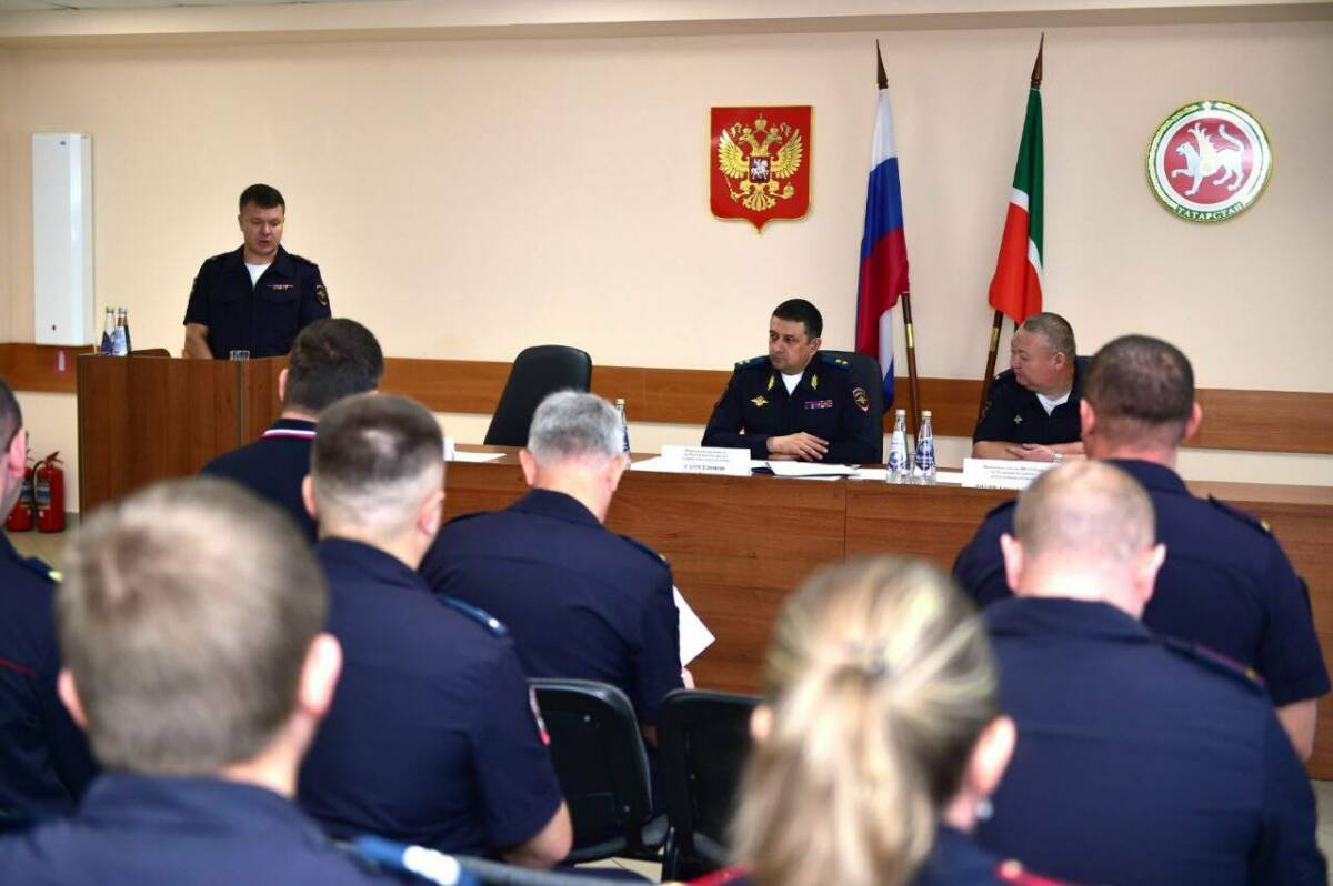 В Тетюшском районе глава МВД Татарстана проверил работу ОМВД