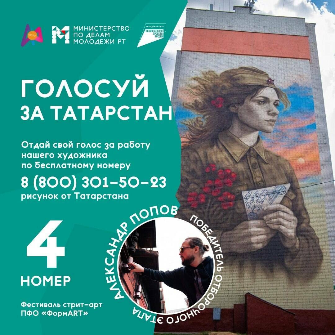 Татарстанцы до 15 сентября могут проголосовать за финалистов фестиваля «ФормАРТ»
