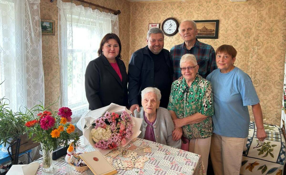 «Помогала фронту на Кавказе»: ветеран труда из Верхнего Услона отметила вековой юбилей