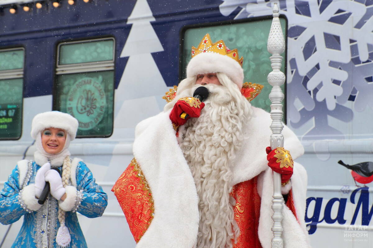Порядка 450 тыс. человек стали участниками мероприятий поезда Деда Мороза