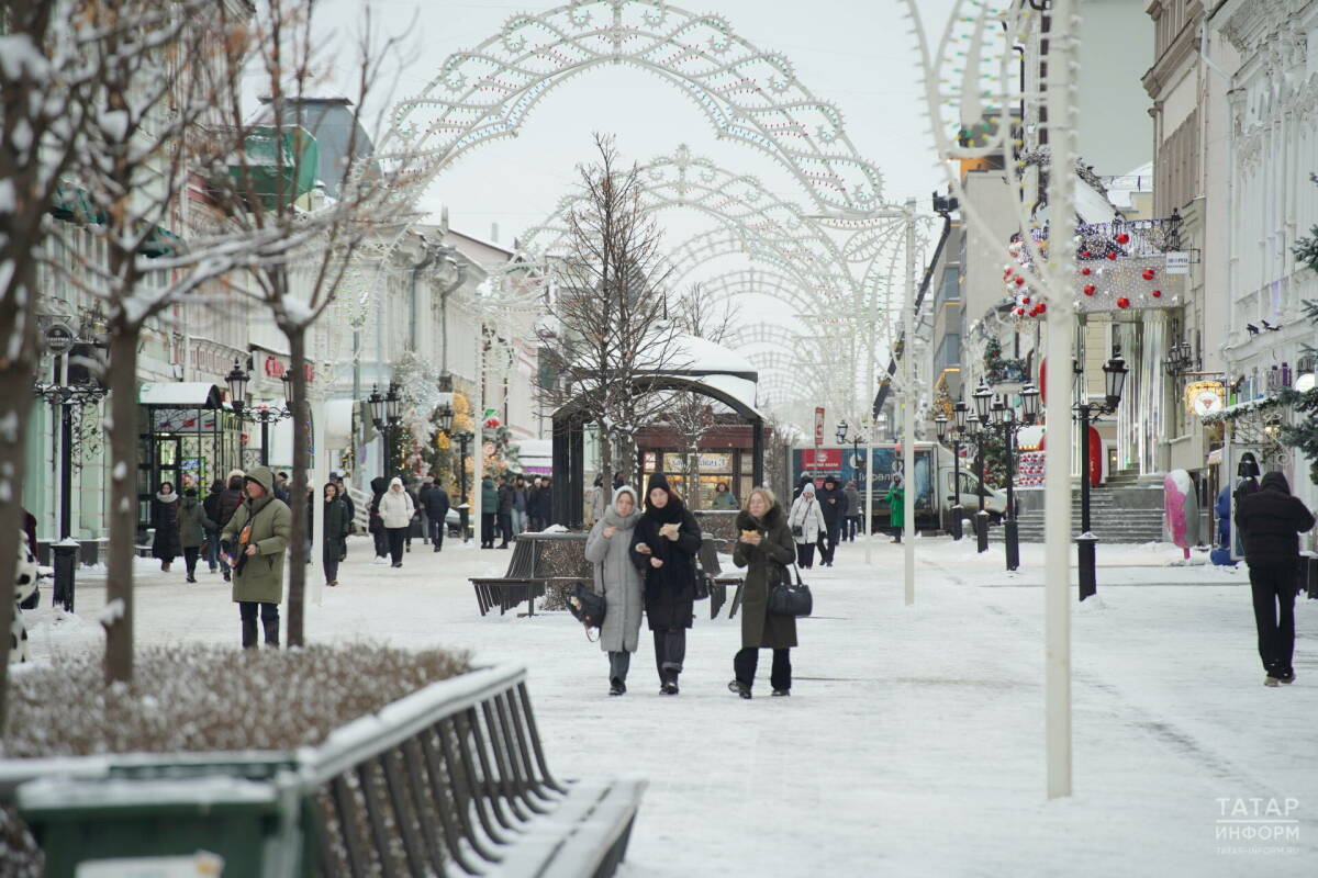 В новогодние каникулы Казань посетили более 200 тыс. туристов