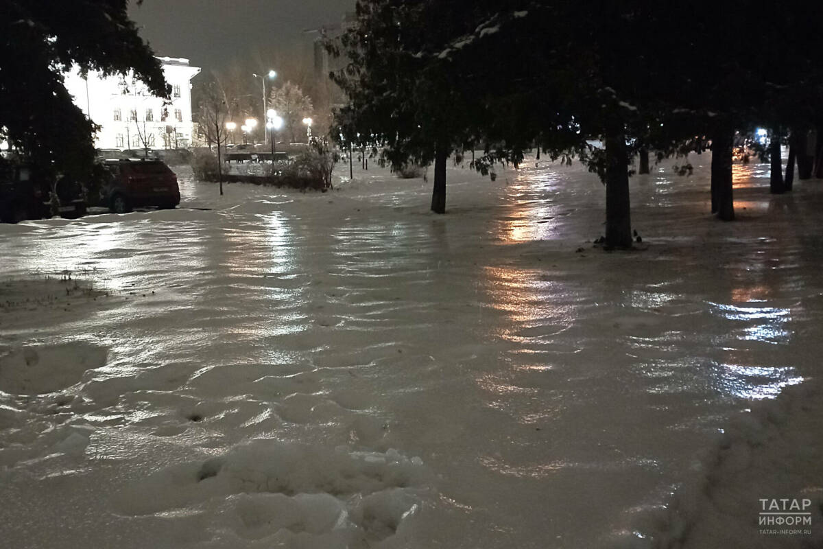 Синоптики Татарстана предупреждают об образовании гололеда