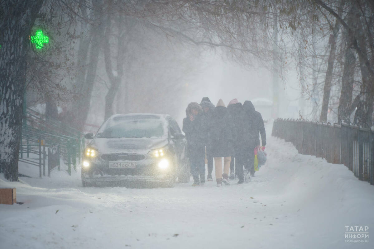 МЧС напомнило татарстанцам о мерах безопасности при метели и сильном ветре
