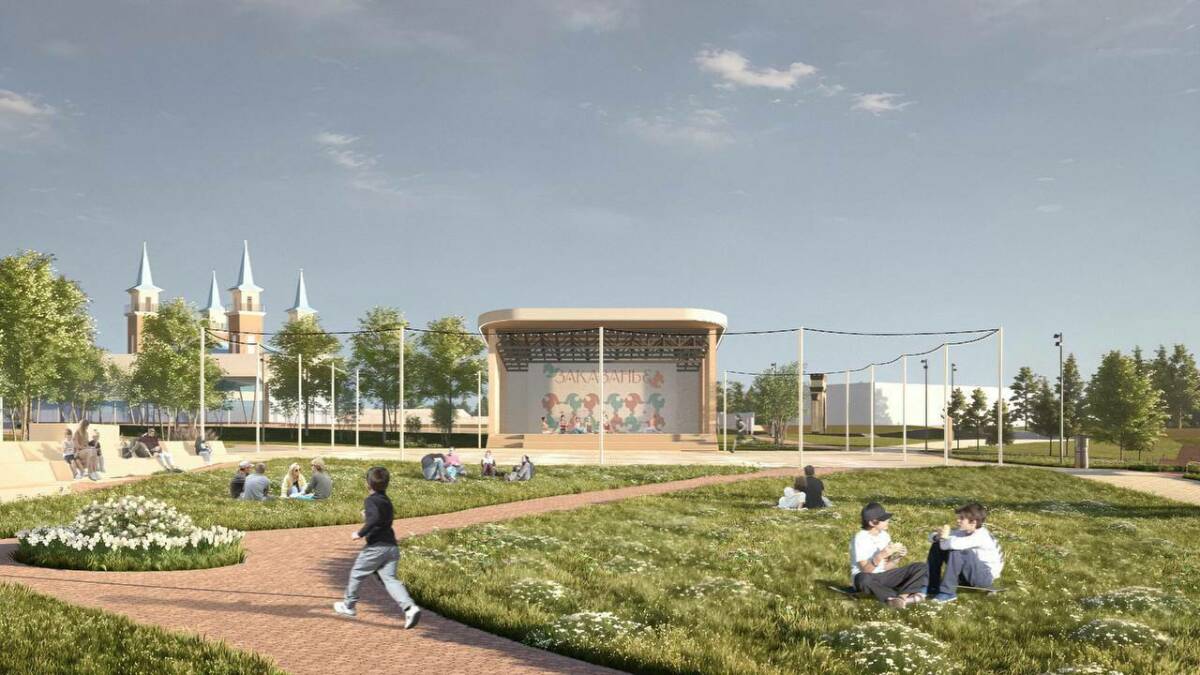 Скейт-парк, арт-объект, качели и беседки: в Высокой Горе обновят парк «Заказанье»