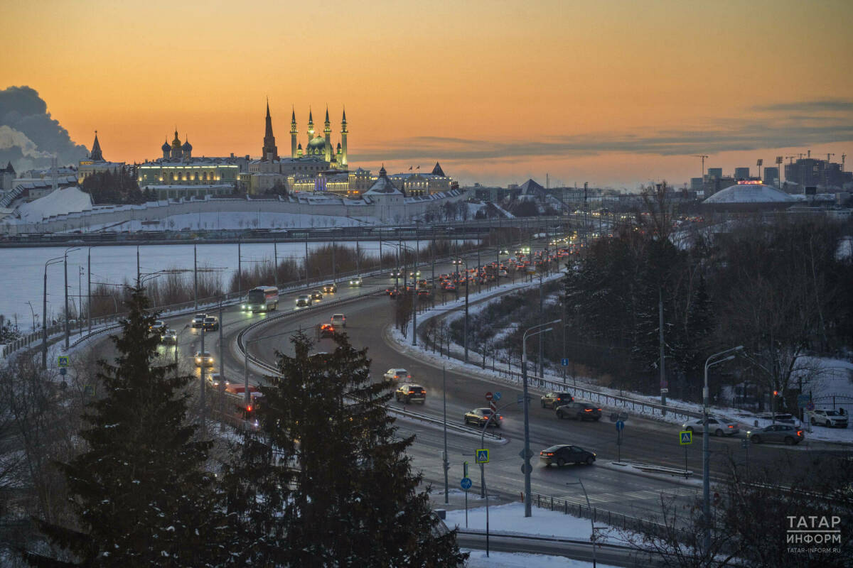 В Татарстане ожидаются 35‑градусные морозы: ГАИ просит водителей воздержаться от поездок