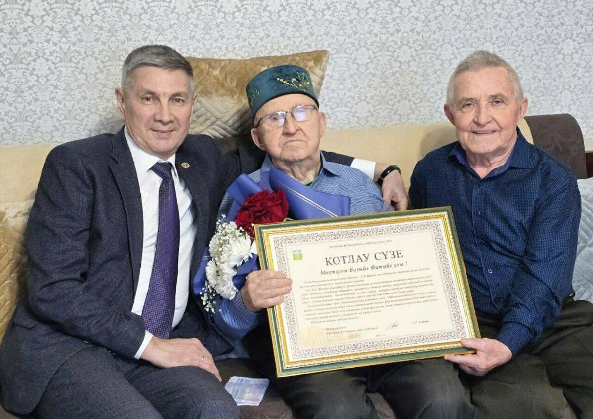 Артиллерист, фронтовик, труженик тыла: долгожитель Татарстана отметил столетие