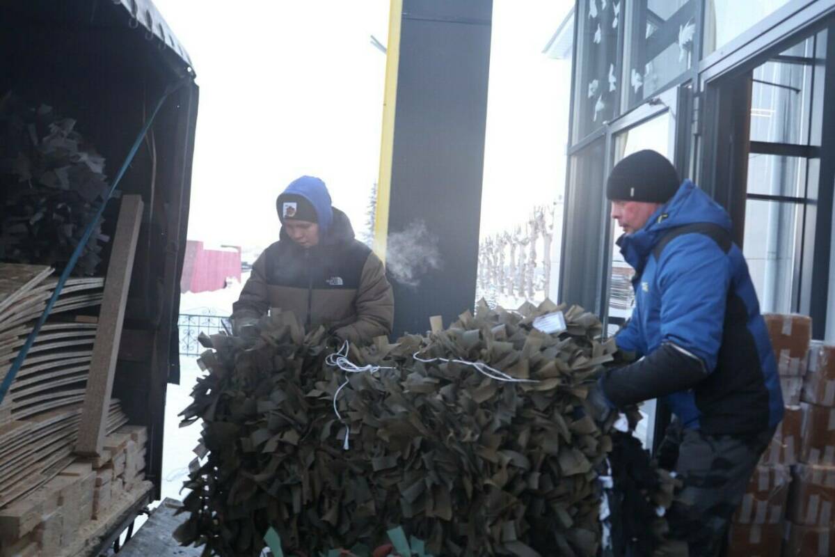 Из Актанышского района на передовую отправлен 25-й гуманитарный груз