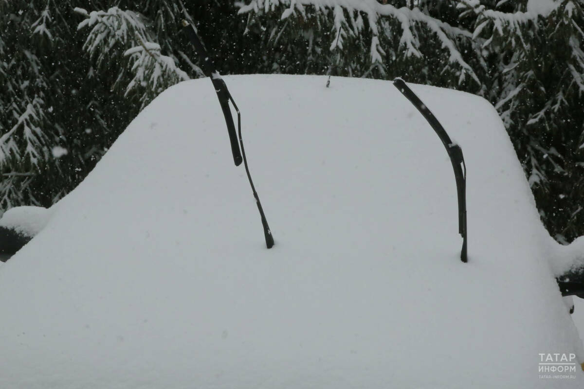 Высота снежного покрова рядом с Казанью достигла 43 сантиметров