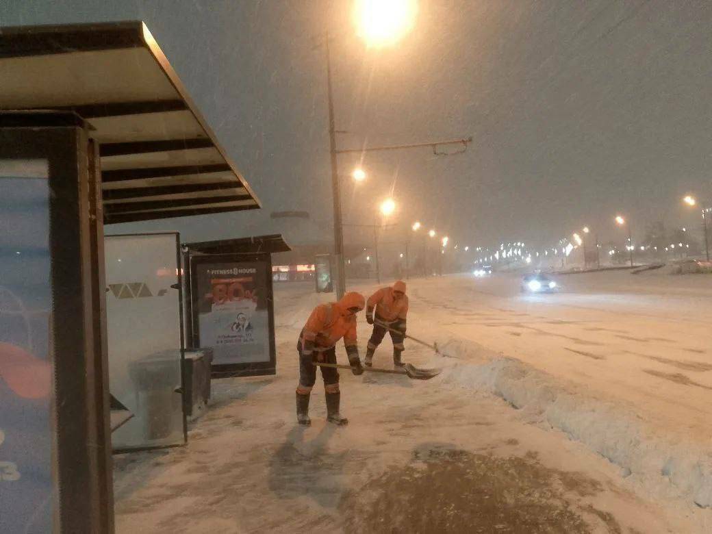 За сутки с улиц Казани вывезли почти 10 тыс. тонн снега