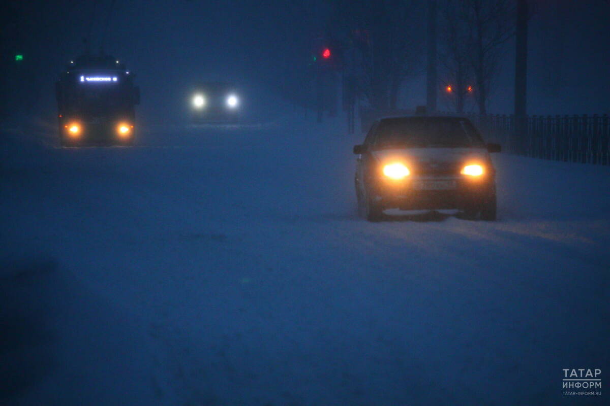 В Татарстане в связи с непогодой введен в действие план «Буран»