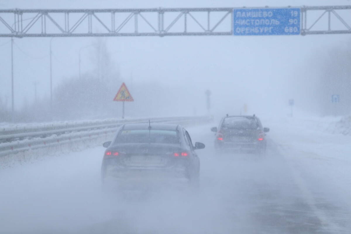 Госавтоинспекция Татарстана призывает не выезжать из населенных пунктов из-за непогоды