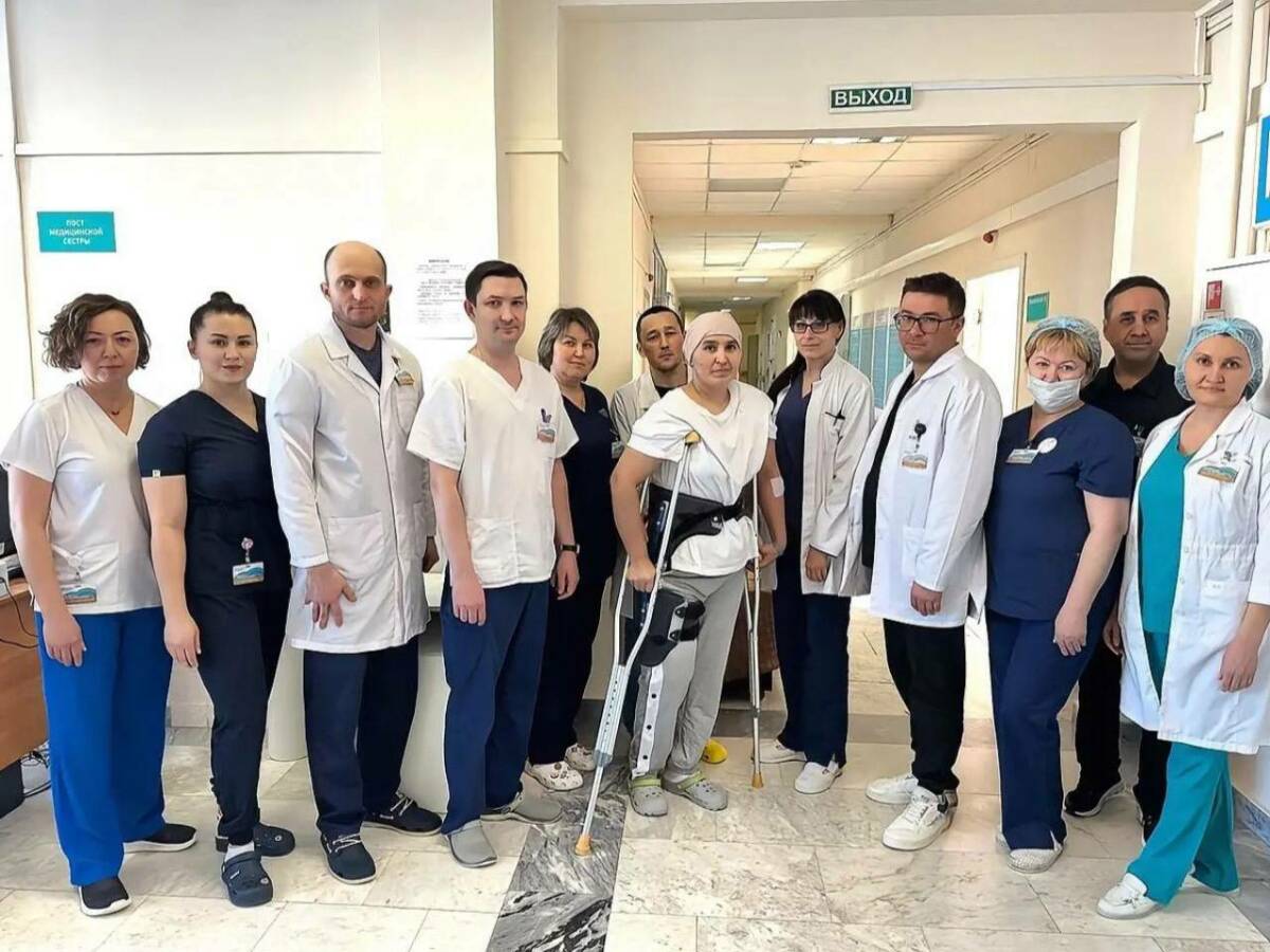 Врачи РКОД Татарстана заменили женщине бедренную кость, пораженную опухолью