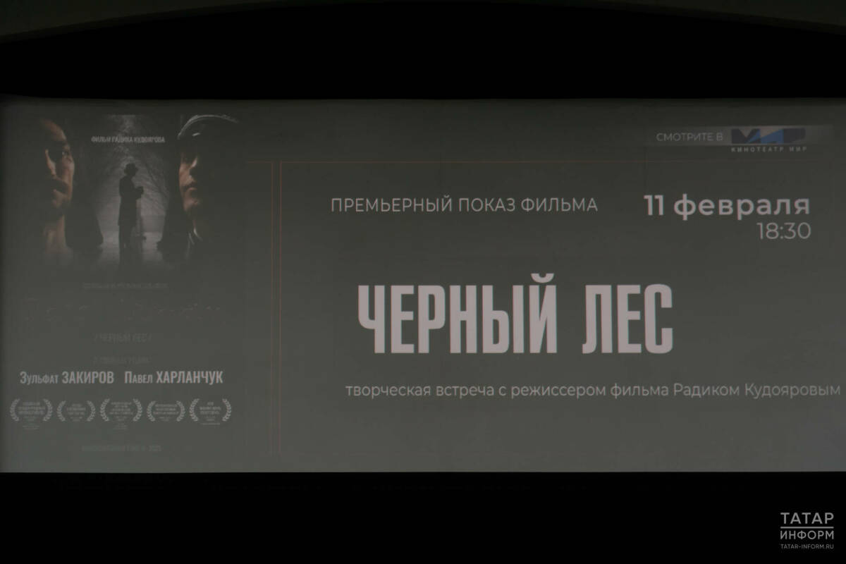 «Фильм для широкого зрителя»: в Казани прошел предпремьерный показ фильма «Черный лес»