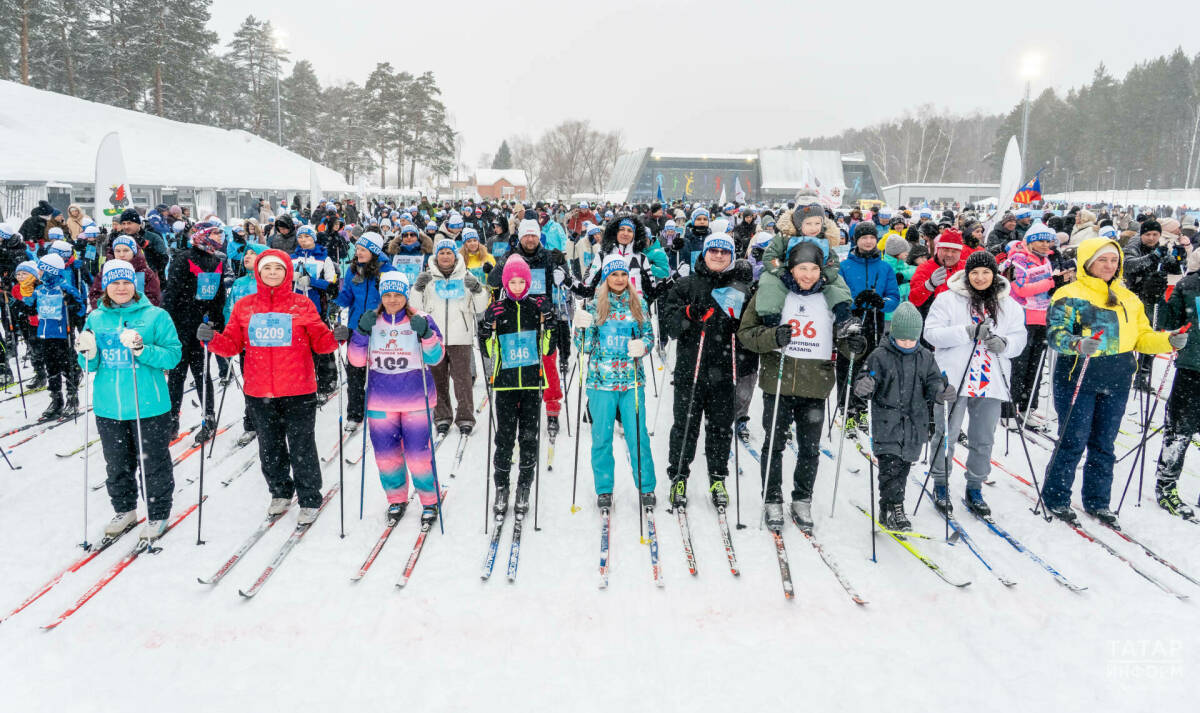 В «Лыжне России» в Казани приняли участие свыше 20 тысяч человек