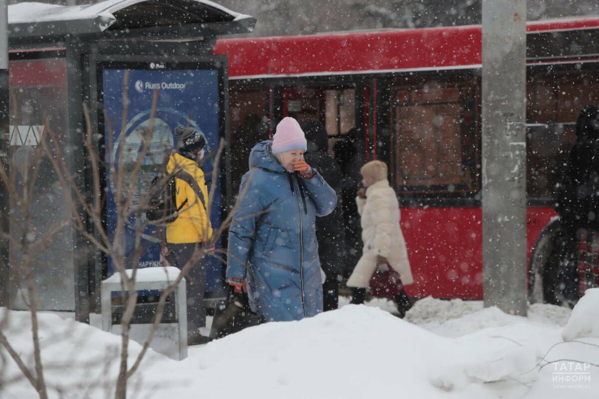 В Казани из-за непогоды изменили маршруты ряда автобусов