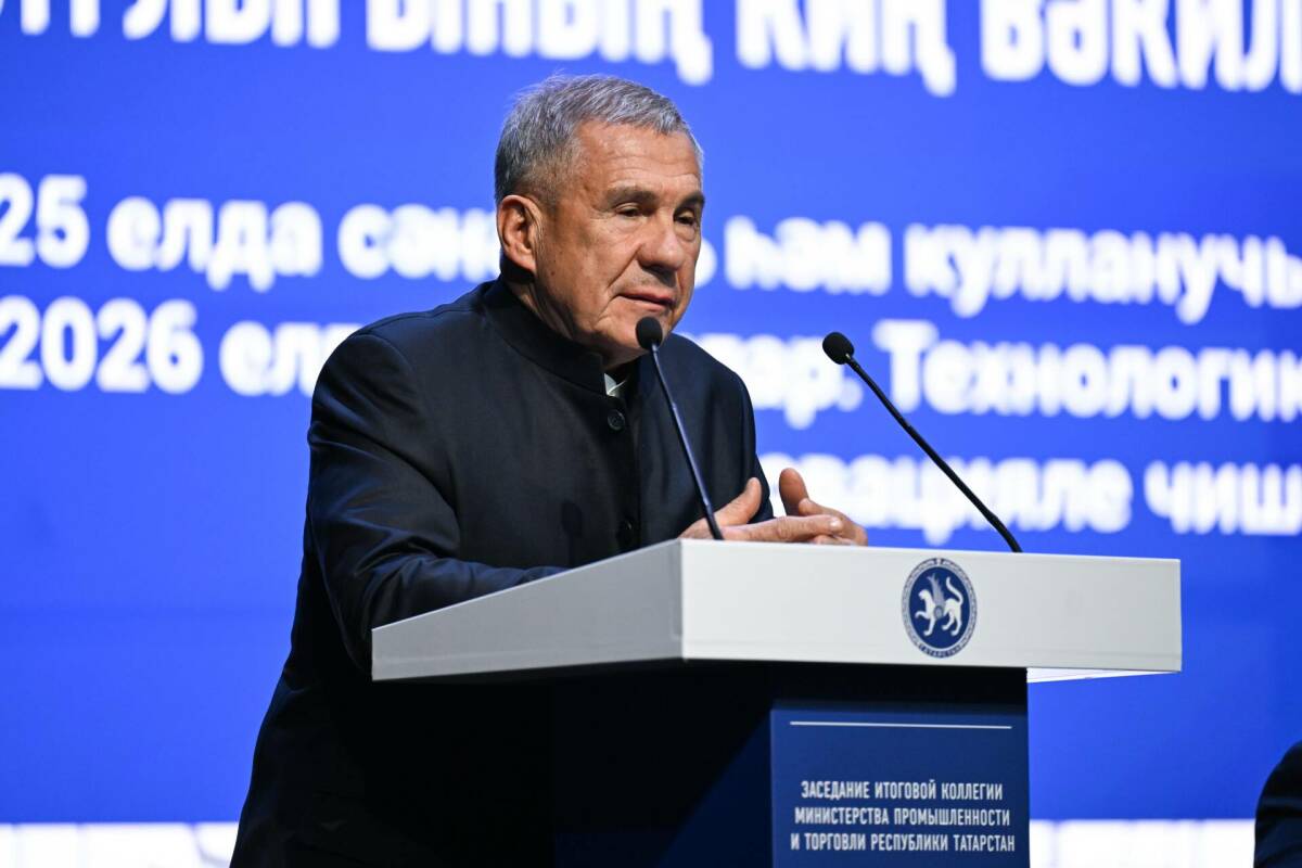 Минниханов о промпроизводстве в Татарстане: «Ушли за 6 трлн, а мечта должна быть – 10!»