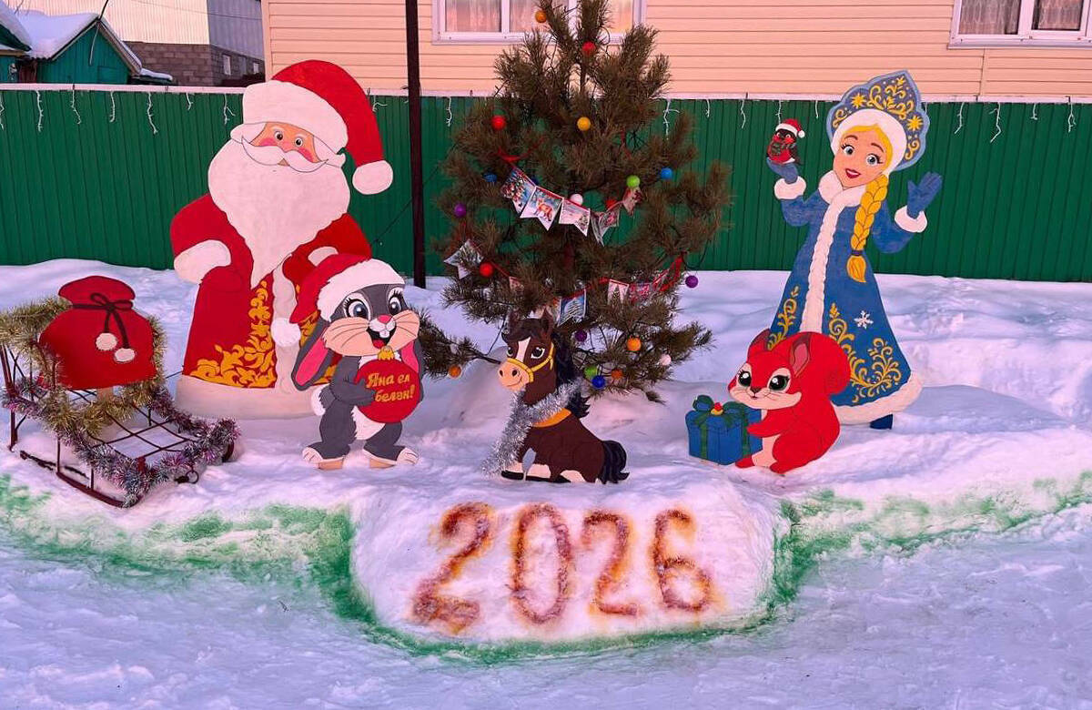 Каток, елка-гигант и световые инсталляции: чей зимний двор станет лучшим в Татарстане