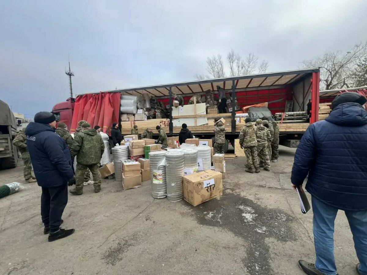 Из Лаишевского района в зону СВО доставили две фуры общим весом 45 тонн