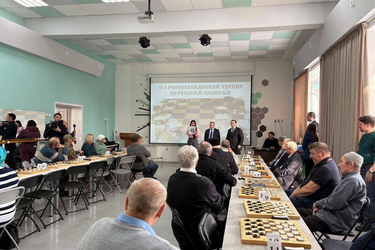 Республиканский турнир по шашкам для людей с ОВЗ прошел в Мамадыше