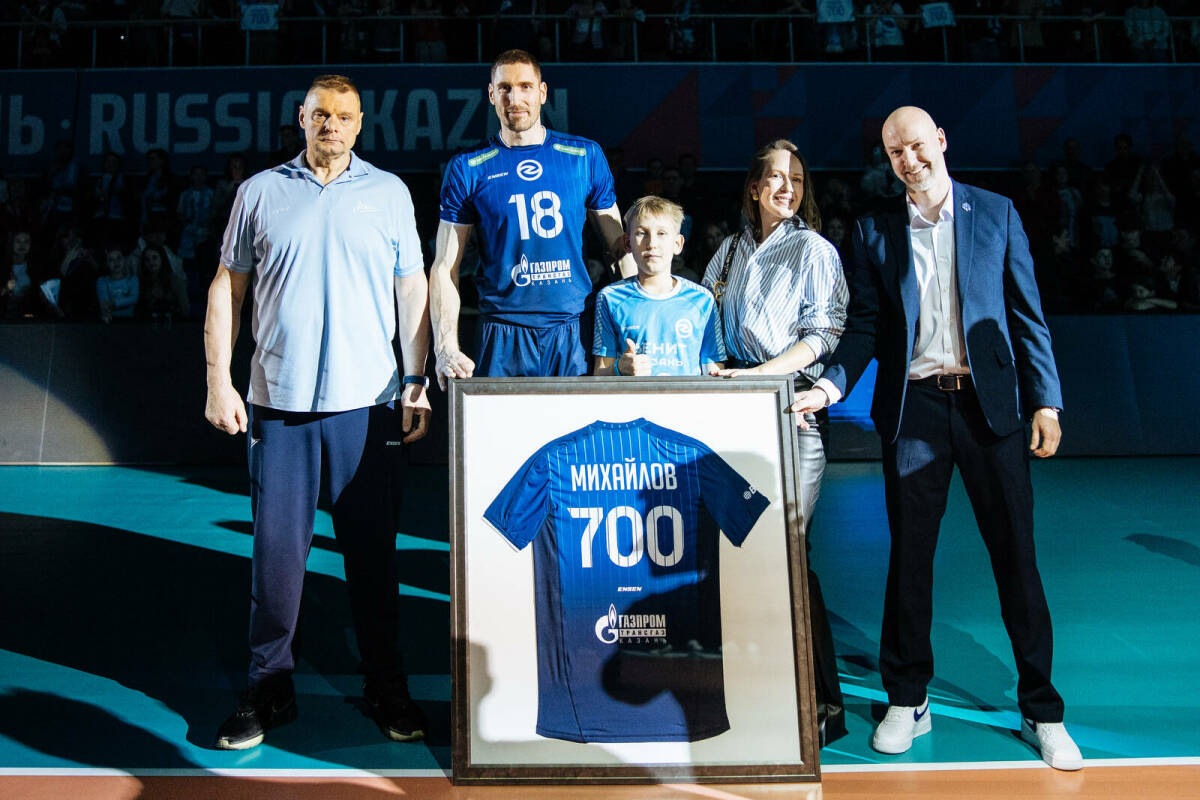 «Я горд и счастлив» — Максим Михайлов о 700-м матче в составе «Зенита-Казань»