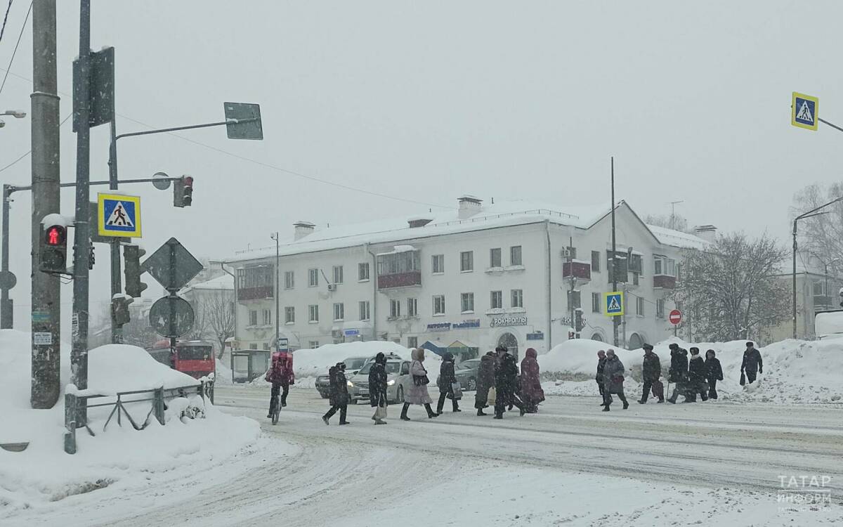 В Татарстане ожидается снег, температурный фон немного повысится