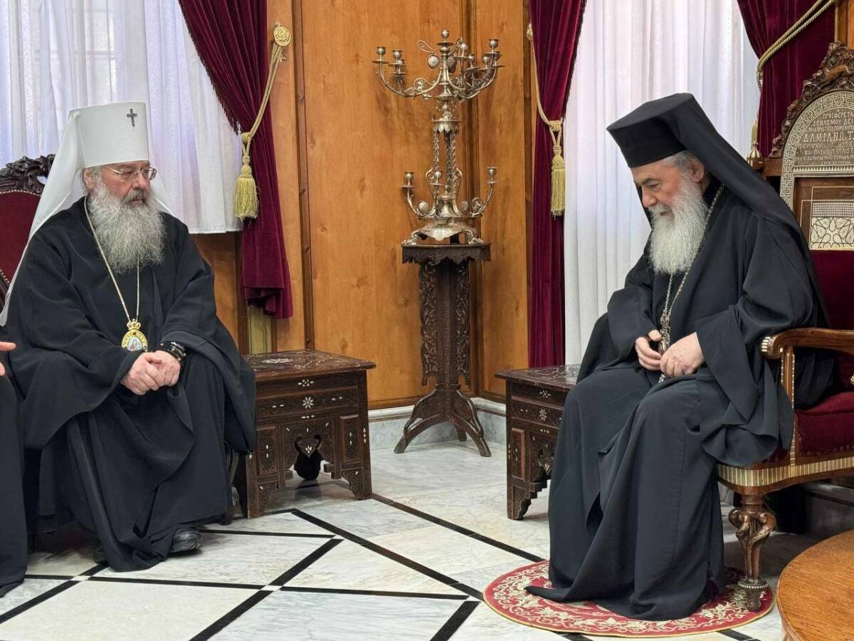 Татарстанский митрополит встретился с Иерусалимским Патриархом