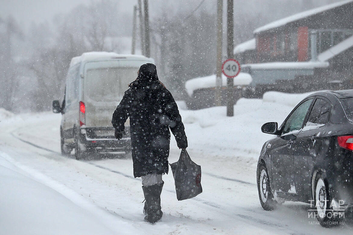 После снегопадов – резкое похолодание: чего ждать от погоды в феврале в Татарстане
