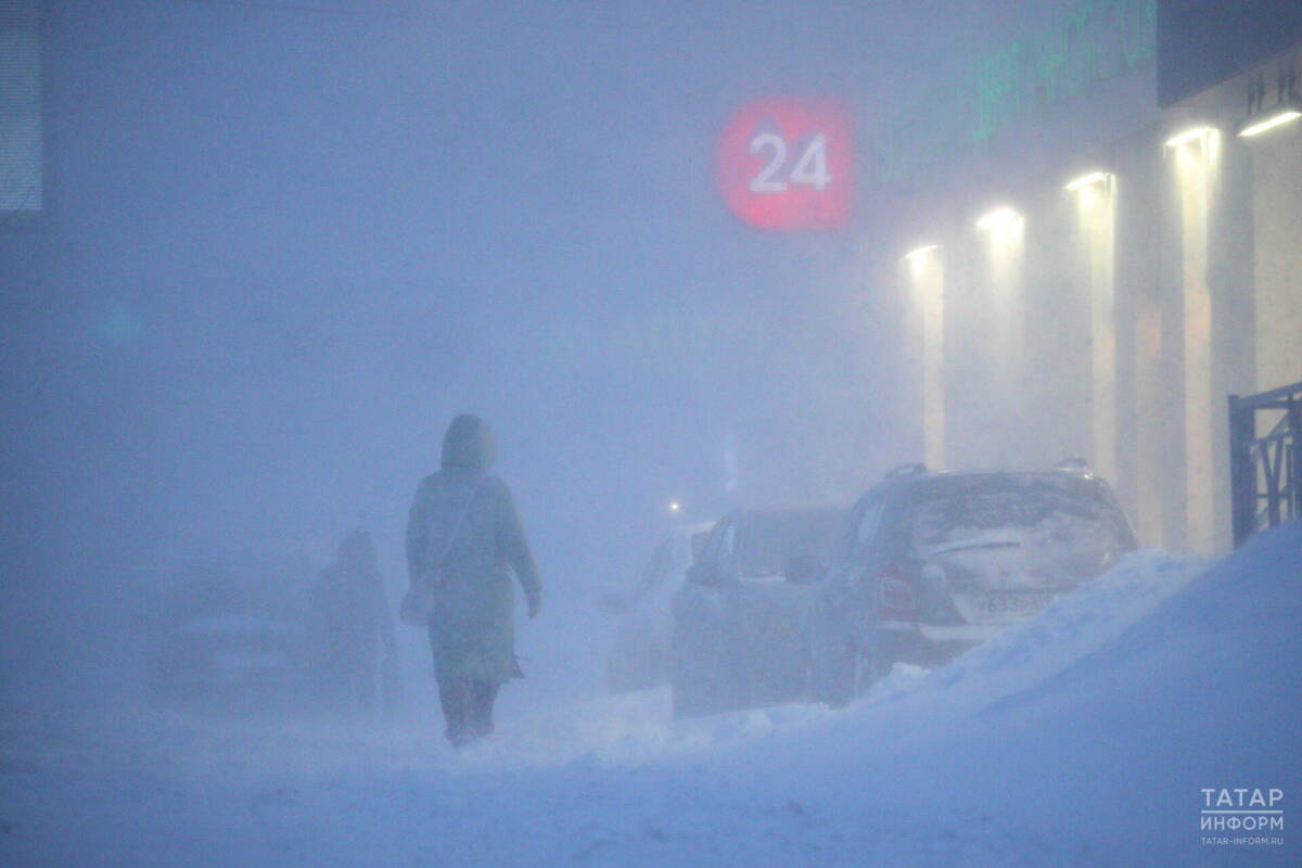 На выходных снегопады вновь обрушатся на Татарстан – ожидается до месячной нормы осадков