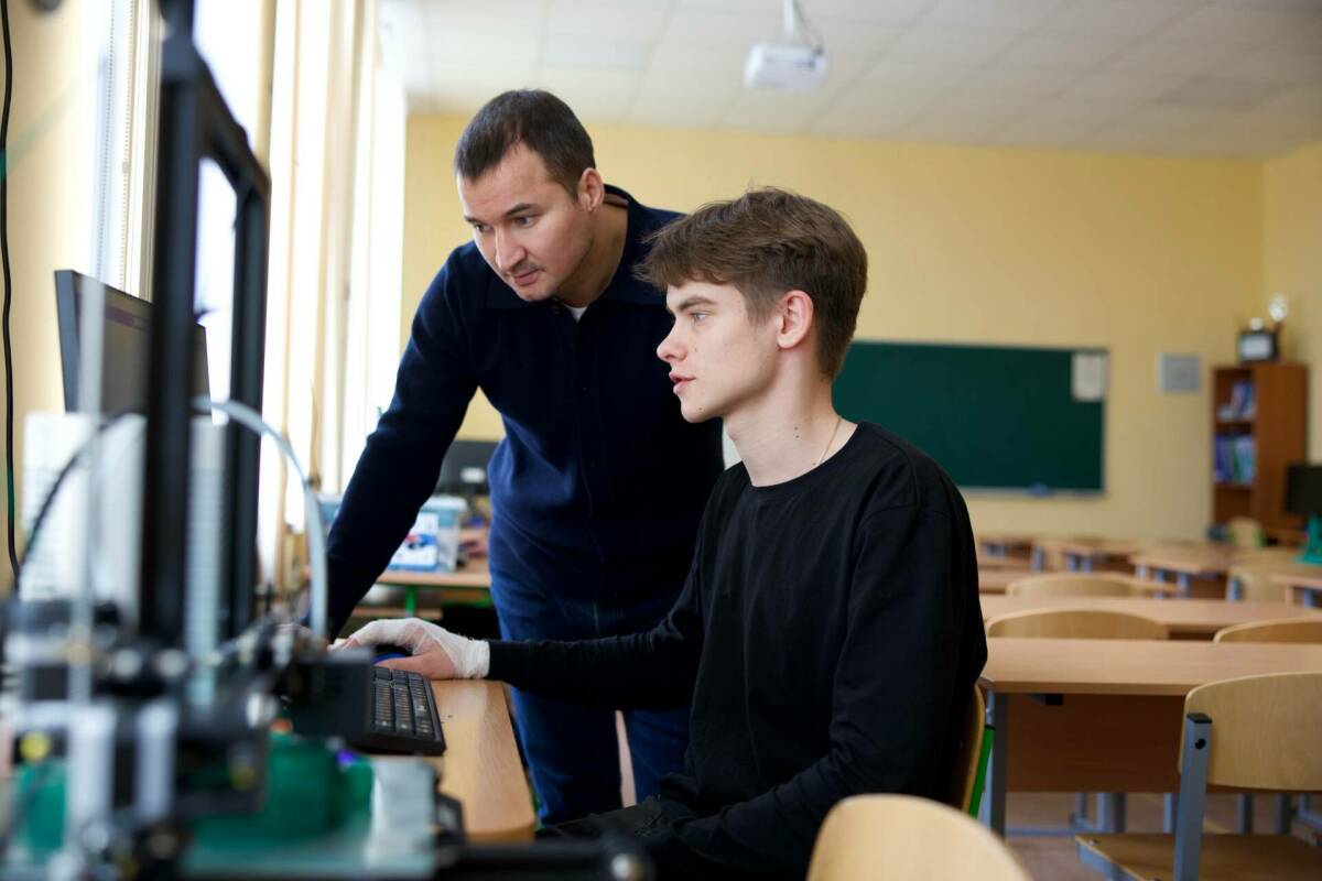 В школе №4 Лисичанска при поддержке Татарстана открыто направление 3D-моделирования