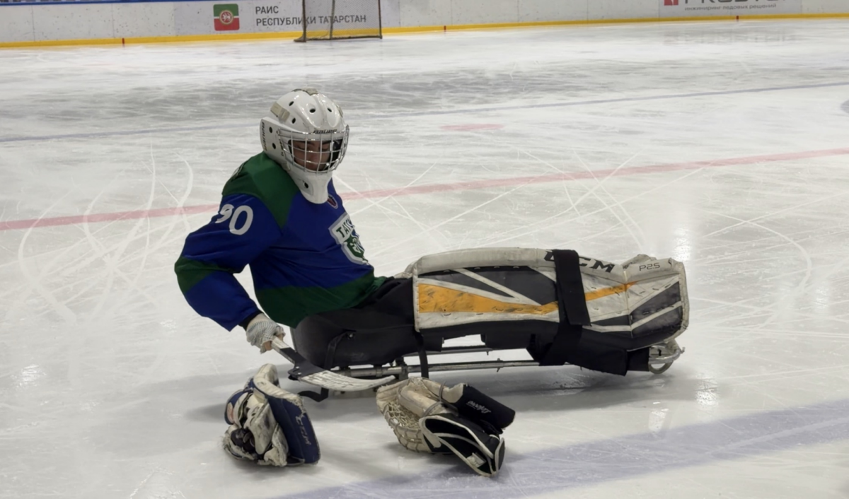 Казанская команда ТАТСИБ провела финальную тренировку перед ЧР по следж-хоккею