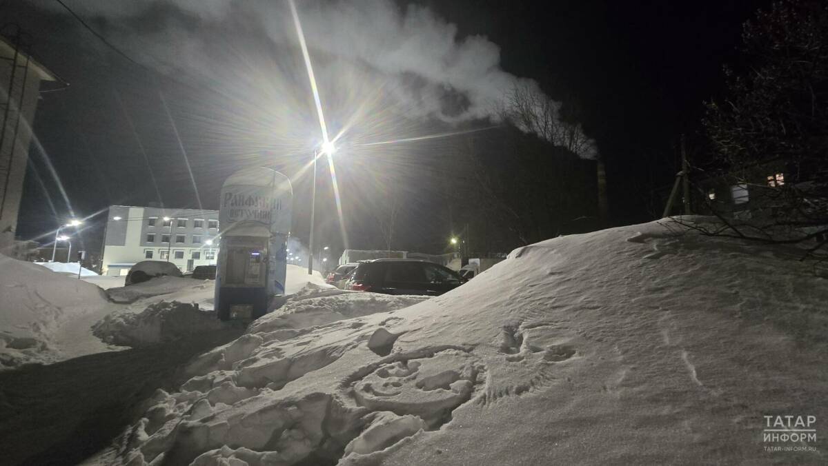 В Татарстане ночью ожидаются 26-градусные морозы