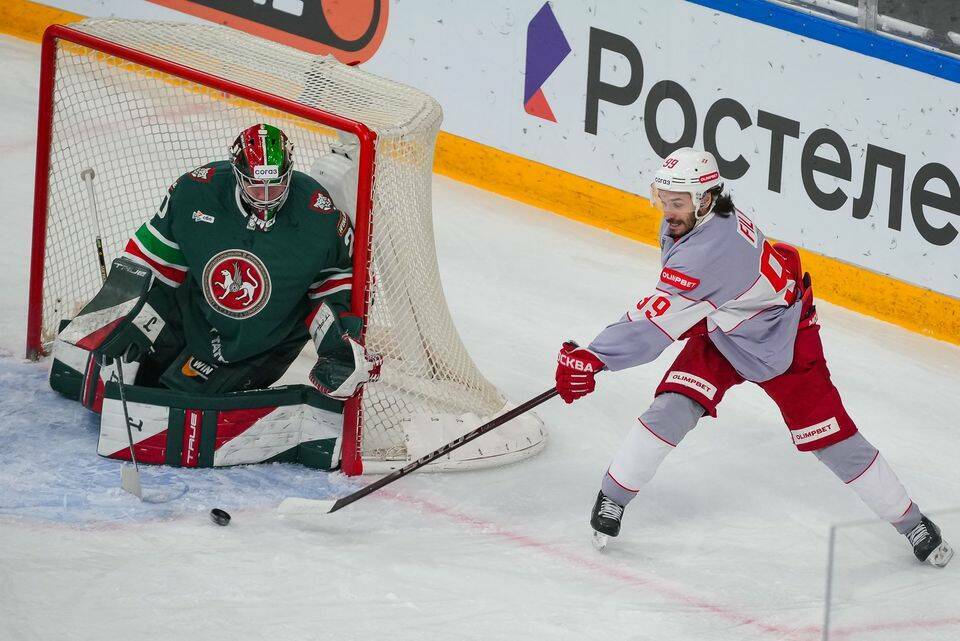«Ак Барс» разгромил «Спартак» в матче регулярного чемпионата КХЛ