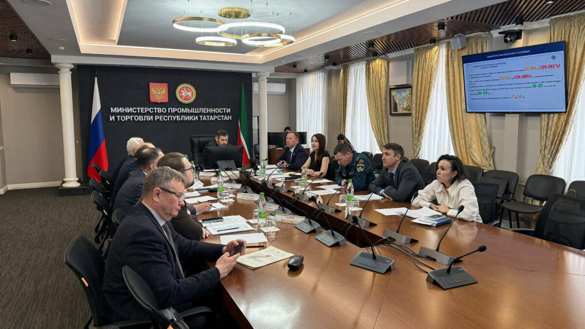 В Минпромторге РТ обсудили подготовку к паводковому и пожароопасному периодам