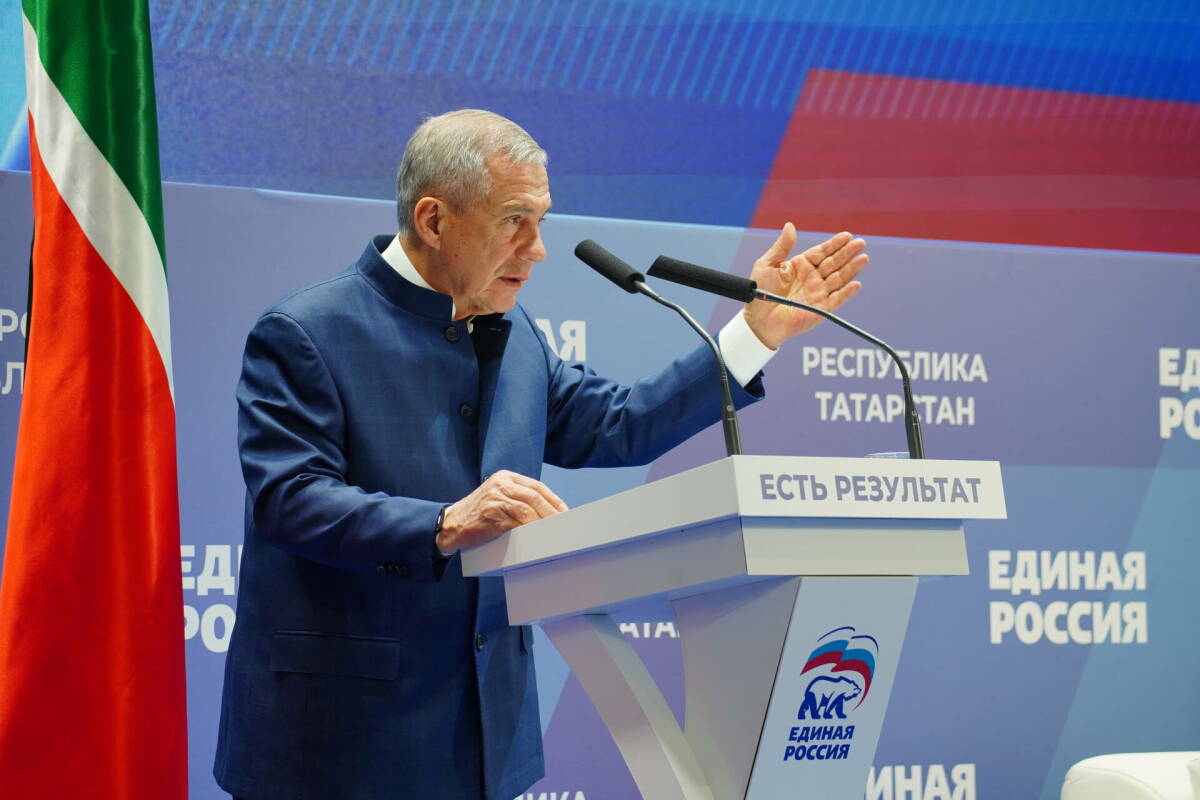 Минниханов: «Единая Россия» ставит масштабные задачи по улучшению качества жизни граждан