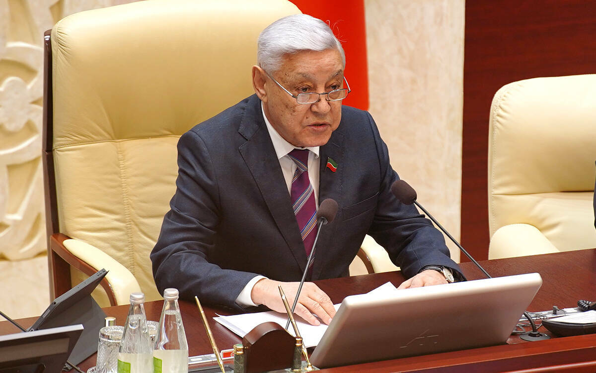 Фарид Мухаметшин заявил об уходе с должности Председателя Госсовета Татарстана