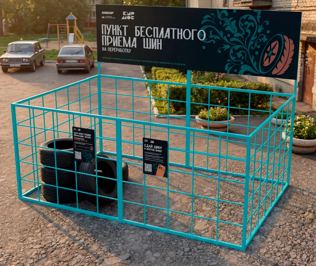 В Казани откроют пункты приема шин и запустят школьный сбор пластика