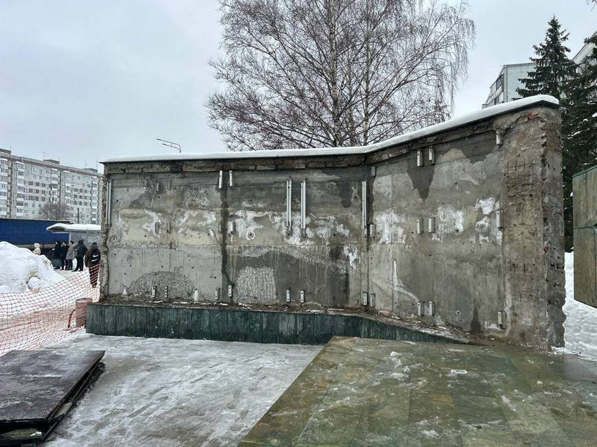 В Казани начали ремонт памятника ликвидаторам аварии на Чернобыльской АЭС