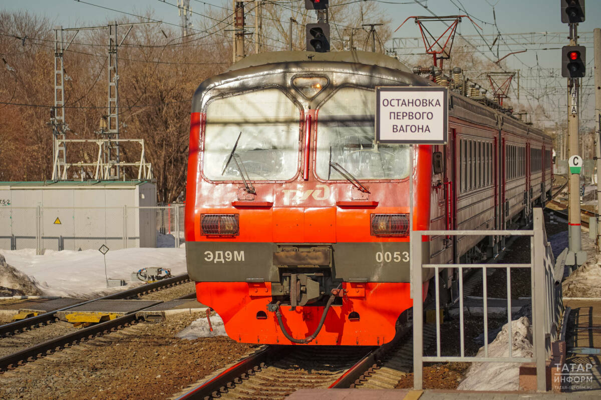 Расписание поездов сообщением Казань – Канаш – Казань изменится в апреле