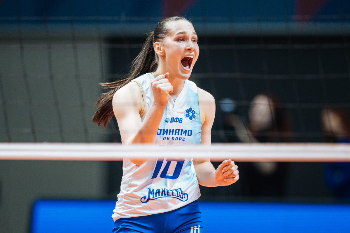 Женская команда «Динамо-Ак Барс» стала чемпионом страны по волейболу