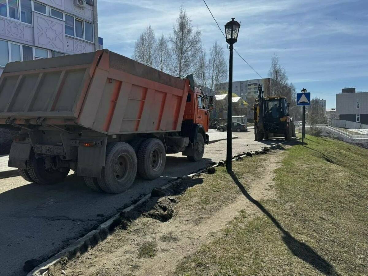 В Менделеевске начался ремонт ключевых участков улично-дорожной сети