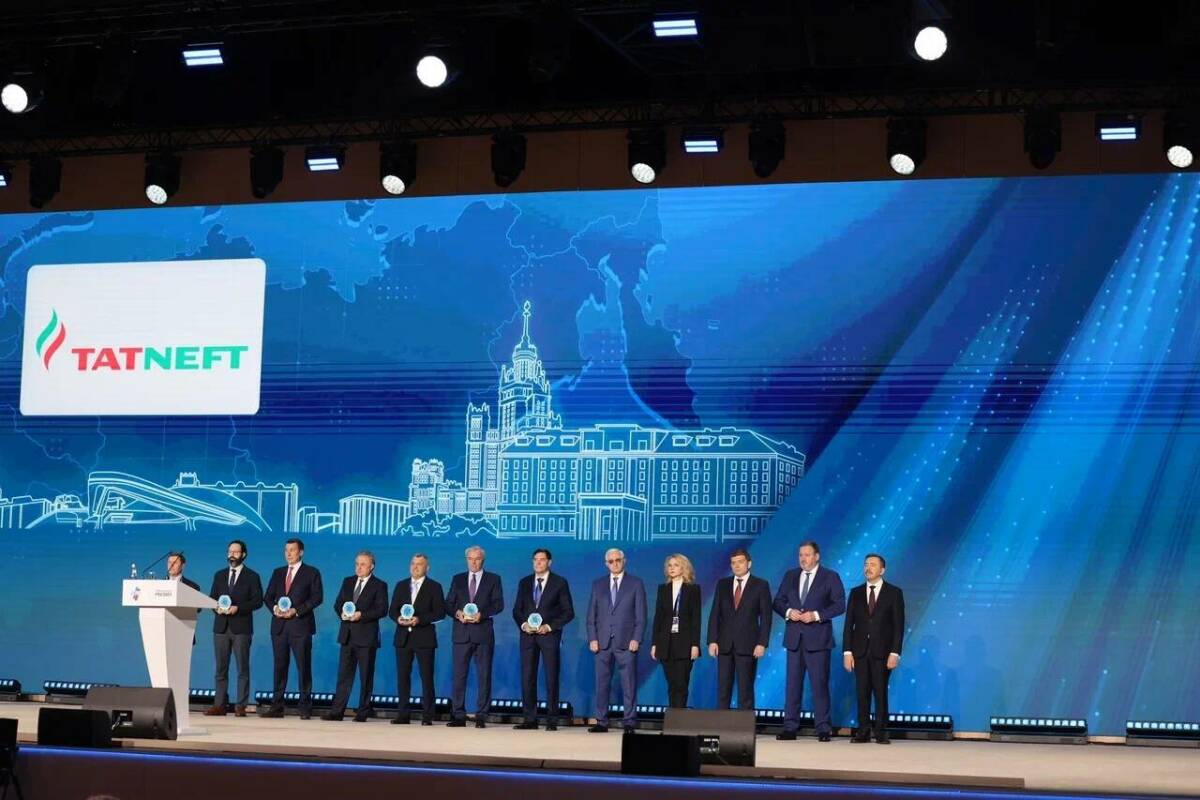 Татнефть получила награду РСПП за вклад в устойчивое развитие