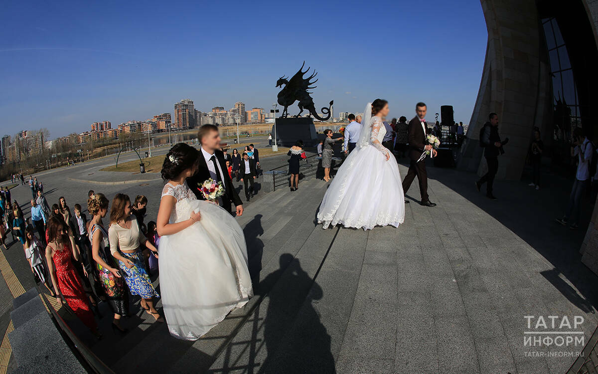 В Казани фиксируют рост числа «свадебных туристов»