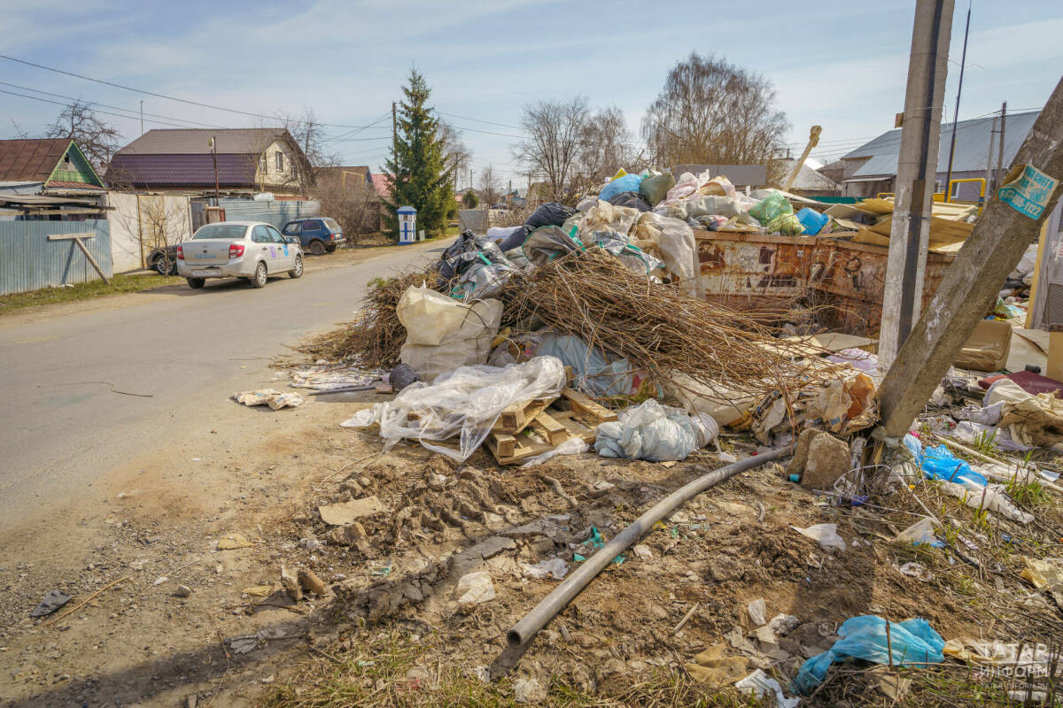 Глава Минэкологии РТ: Ситуацию с вывозом мусора удалось нормализовать в 6 западных районах из 7