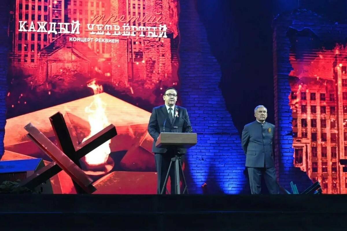 Минниханов на показе спектакля-реквиема «Каждый третий»: Мы воплощаем мечту поколения победителей