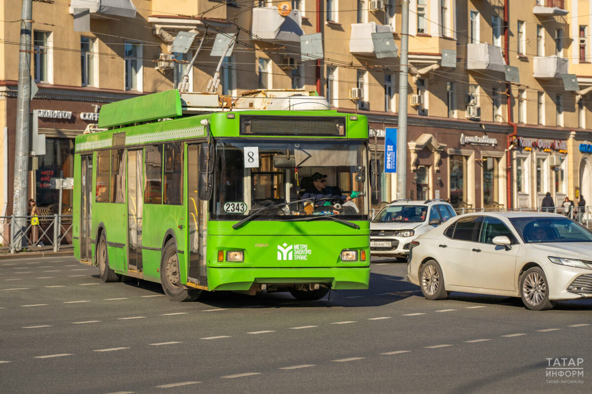 В Казани из-за проведения марафона изменятся маршруты движения ряда троллейбусов