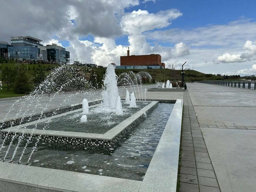 В Казани стартовал сезон работы фонтанов